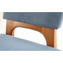 Стул HALMAR WENANTY морской/дуб медовый